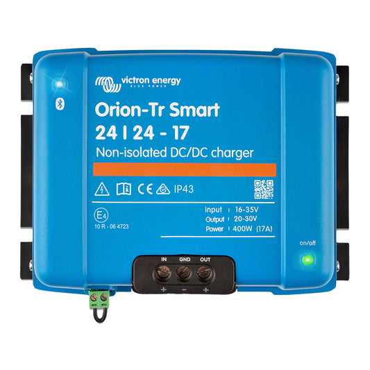 Victron OrionTR Smart NonIsolated DCDC Converter 24 VDC to 24 VDC 400W 17AMP ORI242440140