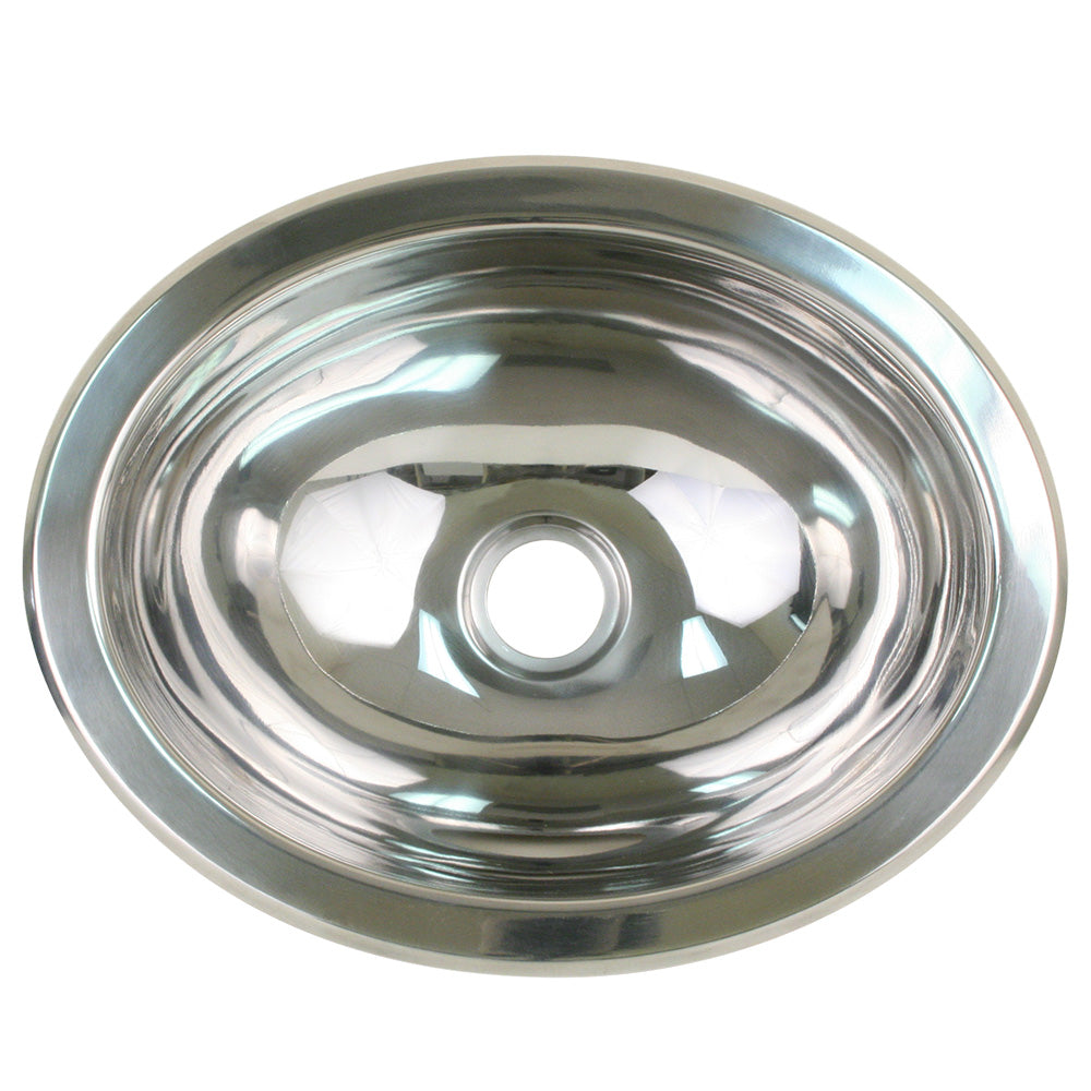 Scandvik Polished SS Oval Sink 1325 x 105 10280