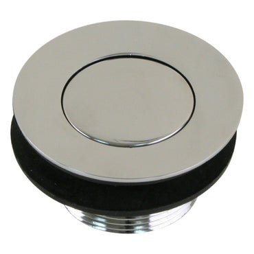 Scandvik Sink Drain wFlip Stopper Chrome Plated Brass 19006P