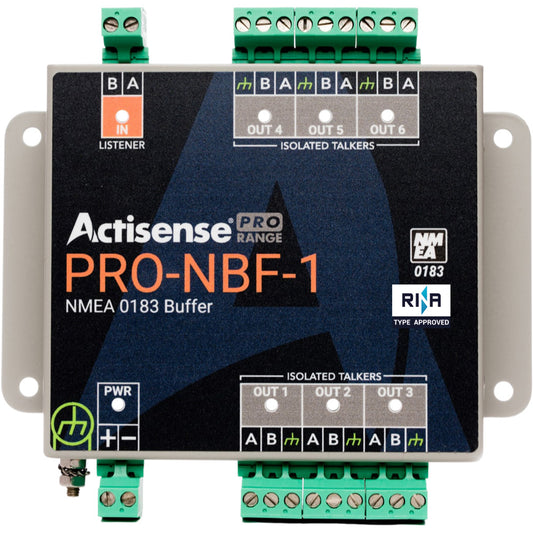 Actisense PRO NMEA Buffer 1 OPTO Input 6 ISODrive Outputs Serial Port Pluggable Screw Terminals PRONBF1