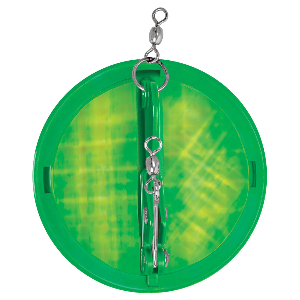 LuhrJensen 418 Dipsy Diver Kelly GreenSilver Bottom Moon Jelly 55600012511