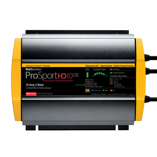 ProMariner ProSportHD 10 Gen 4 10 Amp 2Bank Battery Charger 44010