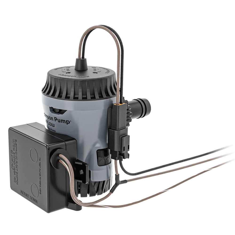 Johnson Pump Aqua Void Ultima Combo 500 GPH Bilge Pump 12V 101363501