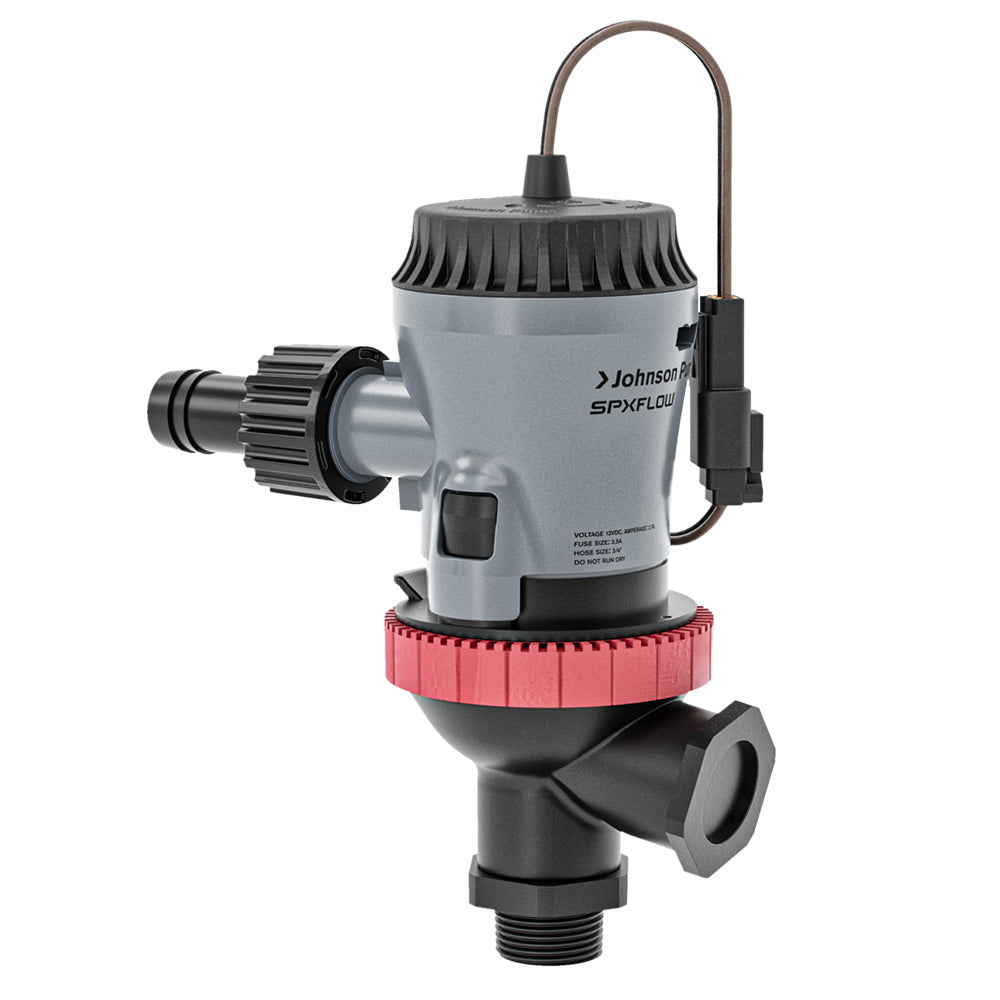 Johnson Pump Aqua O2 Twin Port 800 GPH Aerator Pump Flex Mount 12V 101365001