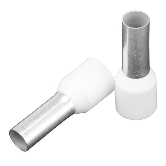 Pacer Ivory 8 AWG Wire Ferrule 12mm Length 10 Pack TFRL812MM10