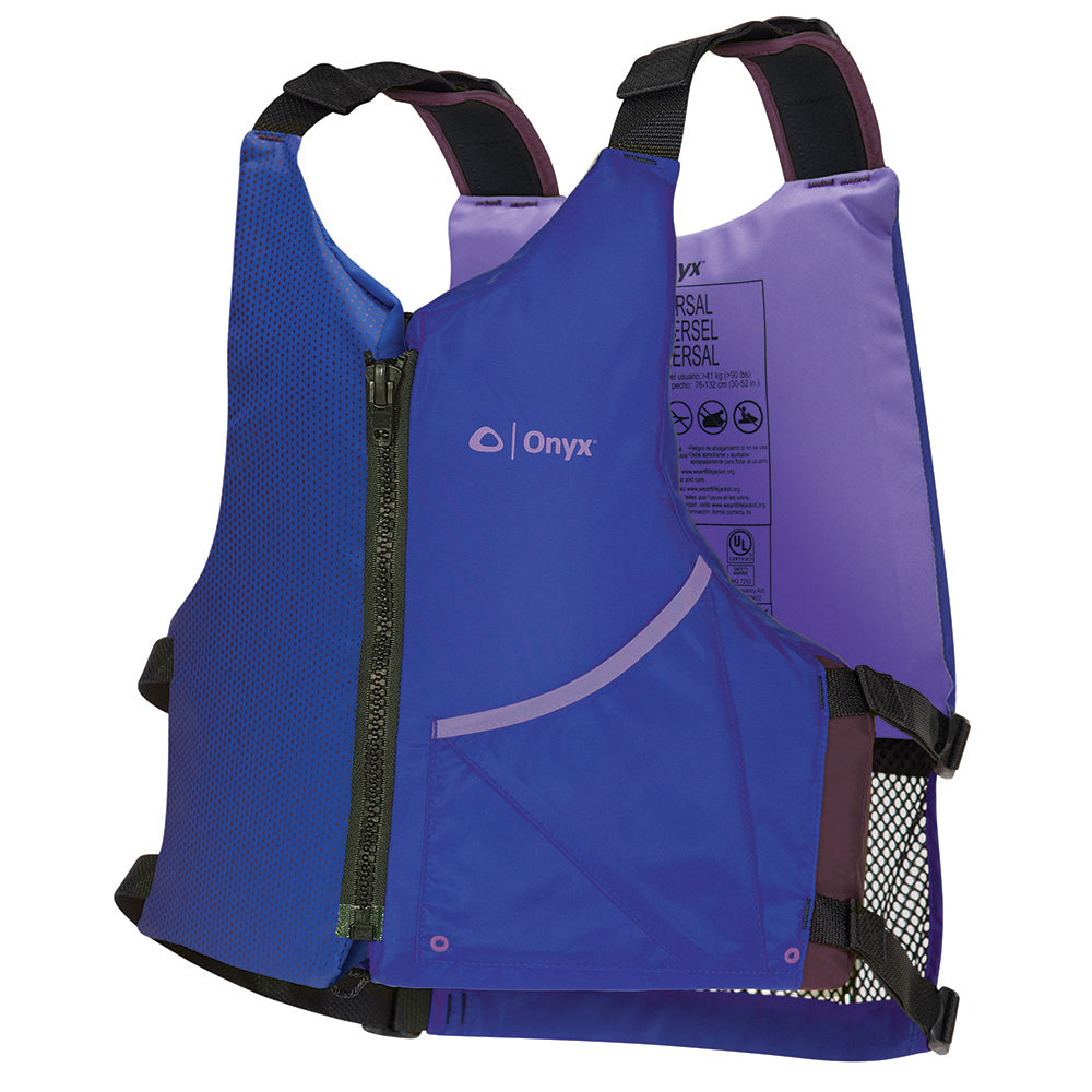 Onyx Universal Paddle PFD Life Jacket Adult BluePurple 12190060000424