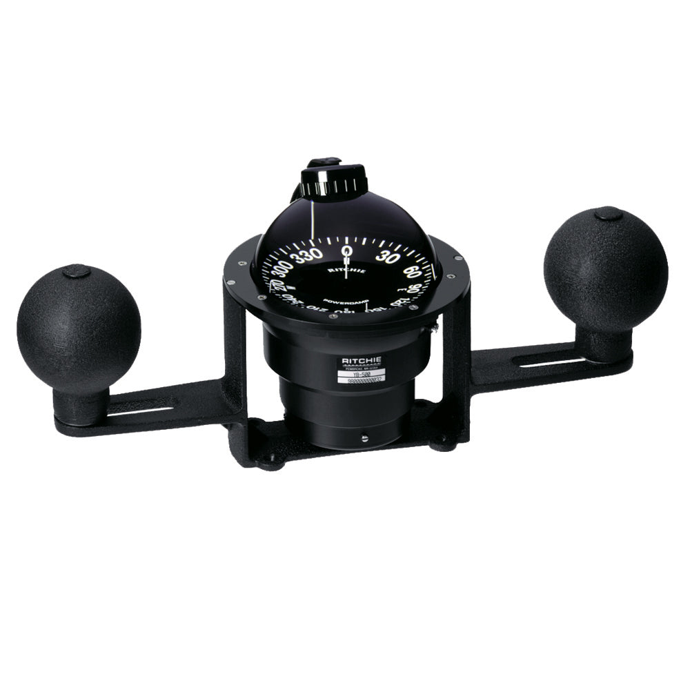 Ritchie YB500 Globemaster Compass Yoke Mounted Black 5 Degree card 12V YB5002P12