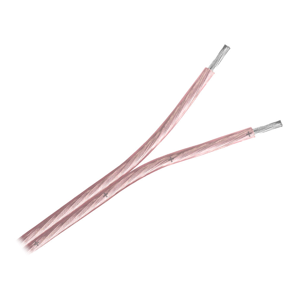 Pacer Clear 182 AWG Two Conductor Speaker Wire 100 W182ACLR100
