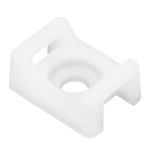 Pacer Screw Down Cable Tie Mount 10 Screw Mount Method Natural Color 100 Pack CTM3S10100