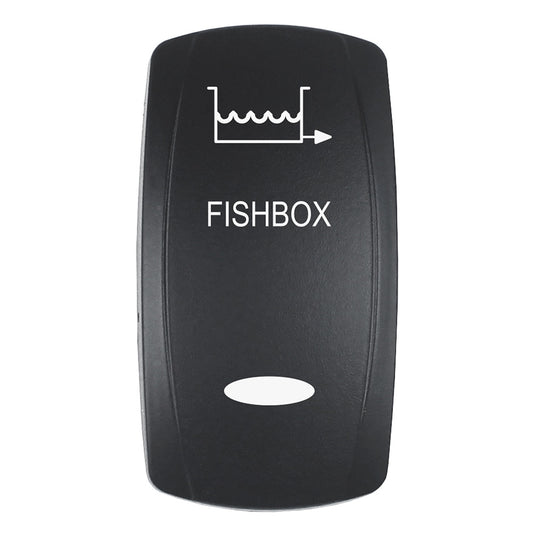 Pacer Actuator FISHBOX fV Series Contura Switches Black Laser Etched TopBottom Light EV2LEFBX
