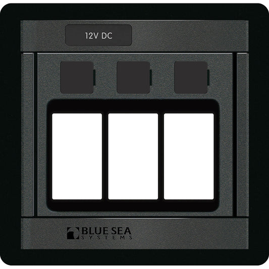 Blue Sea 1520 Remote Control Switch 360 Panel 3 Blank 1520