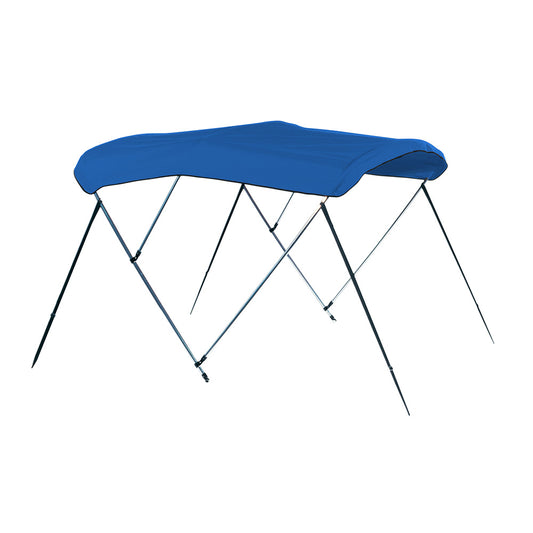 Carver 3 Bow 4681U Bimini Top with Boot Pacific Blue Acrylic A4681UB04