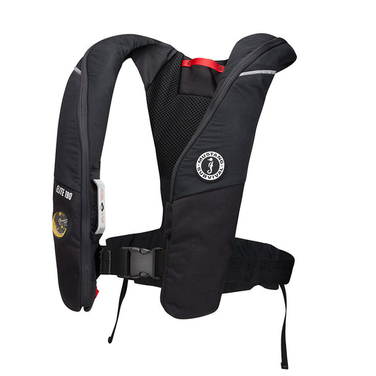 Mustang Elite 190 Offshore Inflatable PFD Black MD3170130