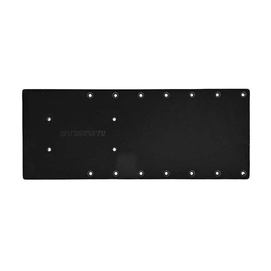 Sea Brackets 18 Straight Trolling Motor Plate fGarmin Kraken Black SEA2302BLK