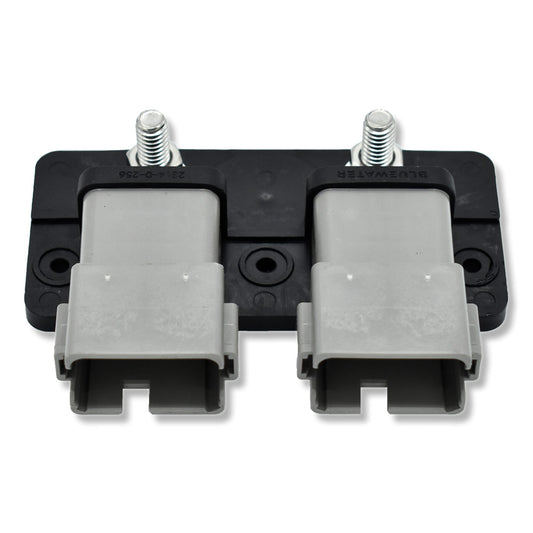 Bluewater Dual 12 Position Male Sealed Deutsch Connector Busbar 516 Stud 2314D256