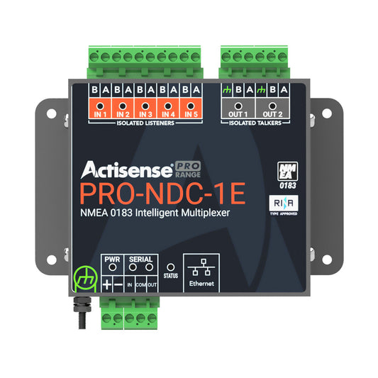 Actisense PRO NMEA 0183 Multiplexer 5 Inputs 2 ISODrive Outputs Ethernet Serial Connections PRONDC1E