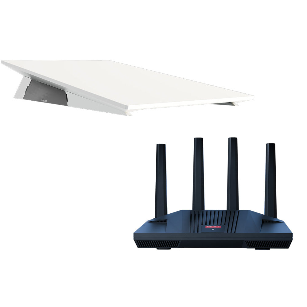 KVH Starlink Performance Gen 3 Kit wWedge Mount CommBox Edge Core Communications Gateway WiFi Router 721113WEDGECO