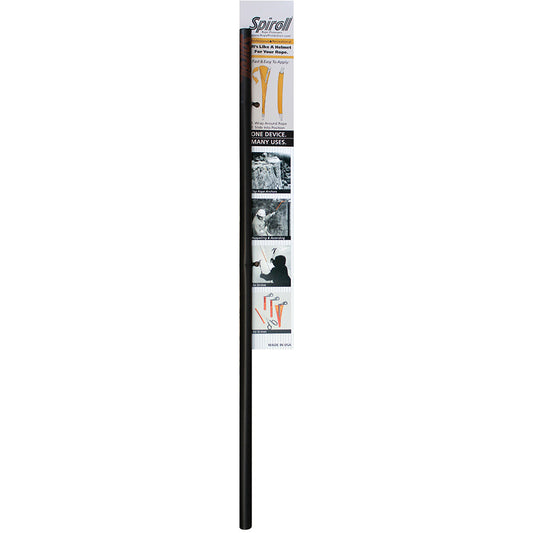 Spiroll Rope Protector Black fLines 12 Greater SPL24BRP