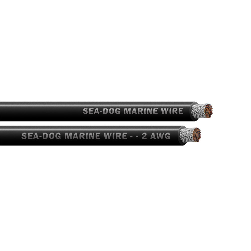 SeaDog 2 AWG Black Battery Cable 400 8002016
