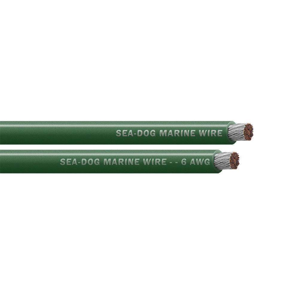 SeaDog 6 AWG Green Battery Cable 25 8006040