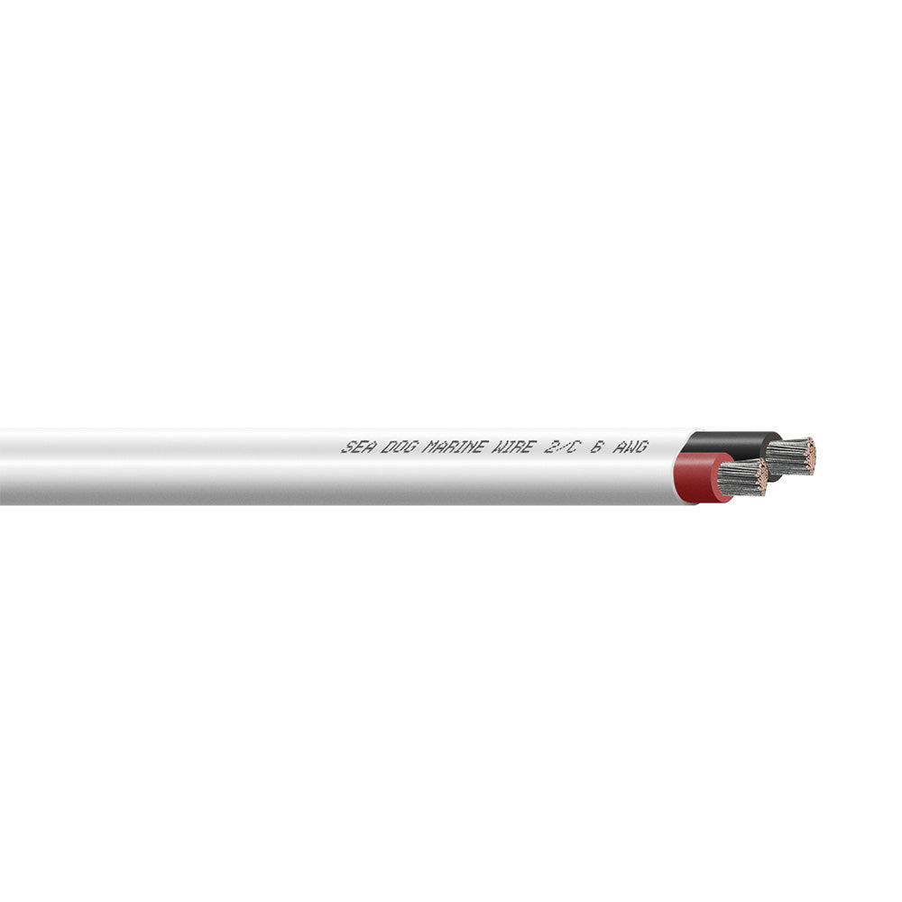 SeaDog 62 AWG Flat Duplex Wire RedBlack 50 8006201