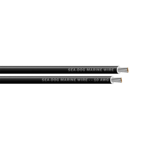SeaDog 10 AWG Black Primary Wire 250 8010014