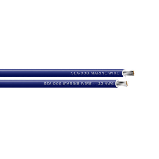 SeaDog 12 AWG Dark Blue Primary Wire 1000 8012069