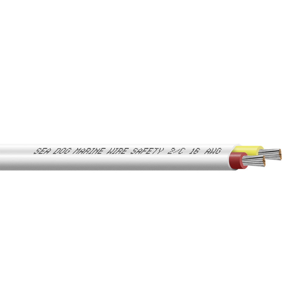 SeaDog 162 Flat Duplex Safety Wire RedYellow 100 8016222