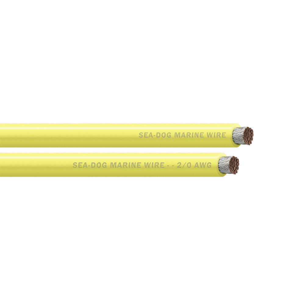 SeaDog 20 AWG Yellow Battery Cable 25 8021030
