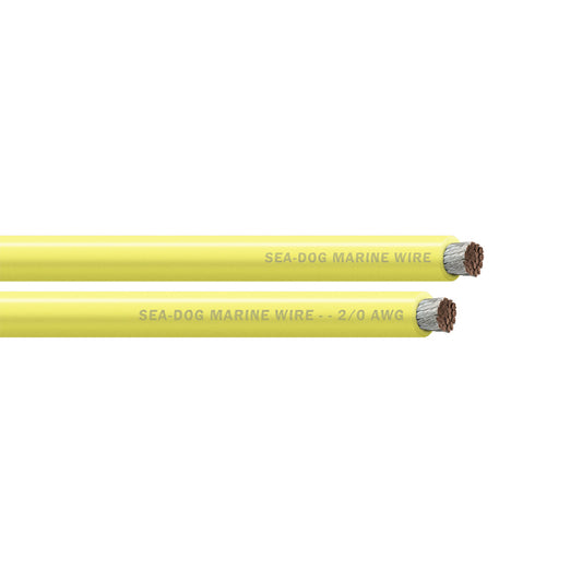 SeaDog 20 AWG Yellow Battery Cable 100 8021032