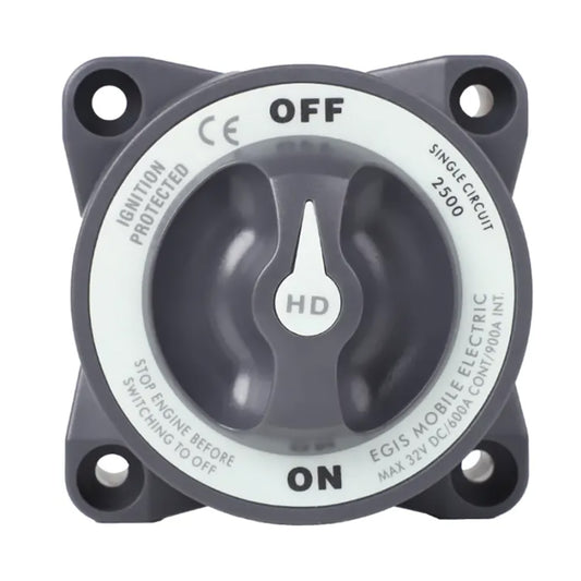 Egis Battery Switch Heavy DutySeries 600A OffOn 2500