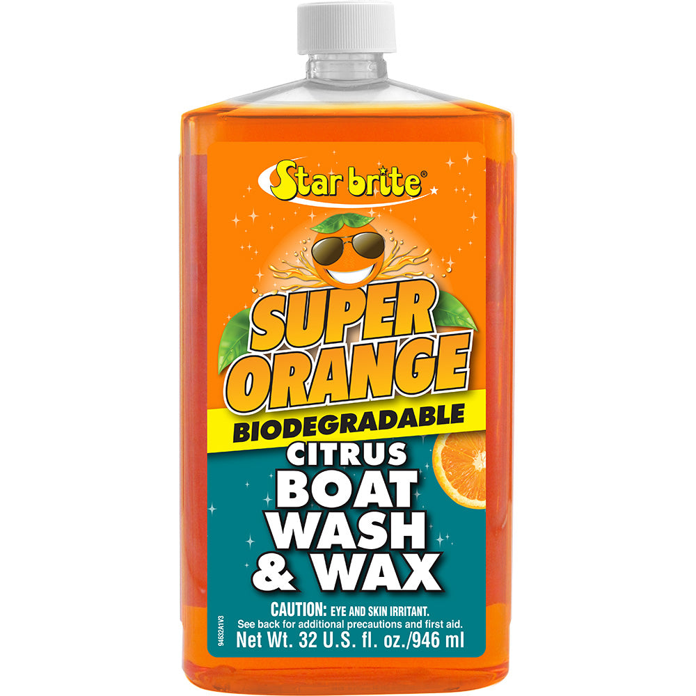Star brite Super Orange Citrus Boat Wash Wax Fresh Salt Water 32 oz 94632