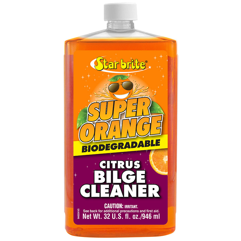 Star brite Super Orange Citrus Bilge Cleaner Emulsifies Oil Fuel 32 oz 94432