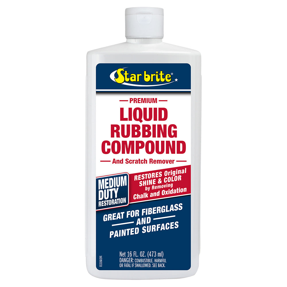 Star brite Liquid Rubbing Compound fMedium Oxidation 16 oz 81316
