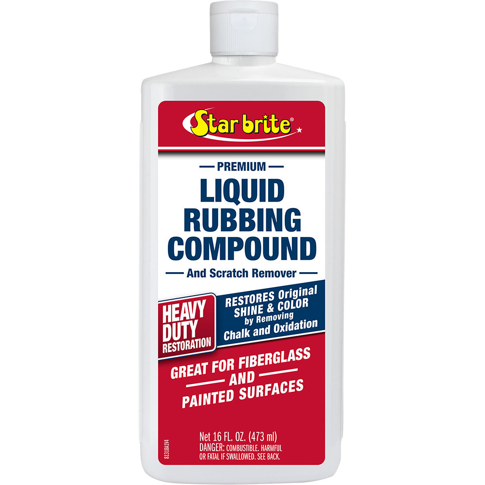 Star brite Liquid Rubbing Compound fHeavy Duty Oxidation 16 oz 81318
