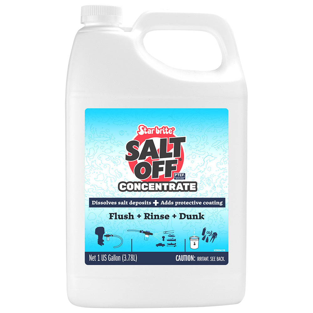 Star brite Salt Off Concentrate Salt Remover Wash Engine Flush 1 Gallon 93900