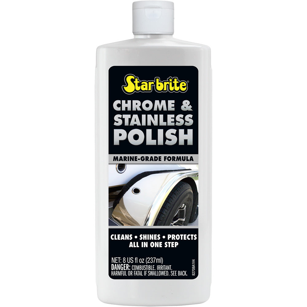 Star brite Chrome Stainless Polish Marine Grade Formula 8 oz 82708
