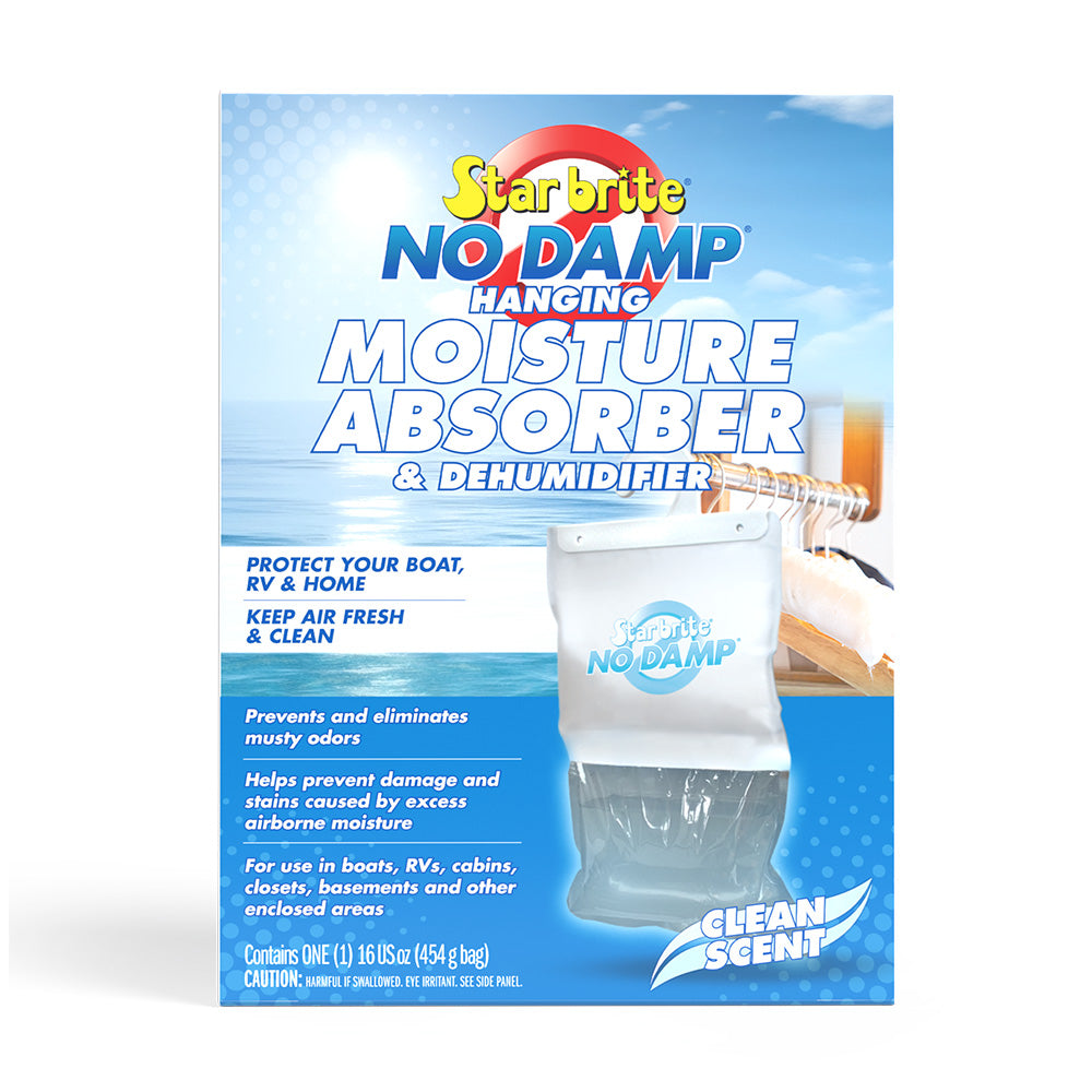 Star brite No Damp Moisture Absorber Dehumidifier Hanging Bag 16 oz 85470