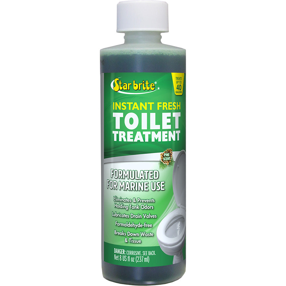 Star brite Instant Fresh Toilet Treatment Pine Scent Biodegradable Formula 8 oz 6 Pack 71763