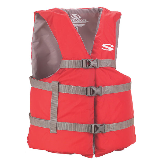 Stearns Adult Classic Red PFD Life Vest Universal 2158948