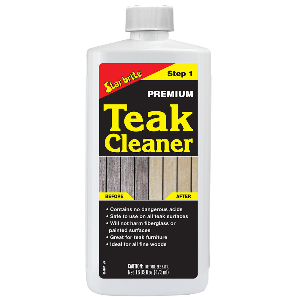 Star brite Premium Outdoor Teak Cleaner Step 1 16 oz 81416