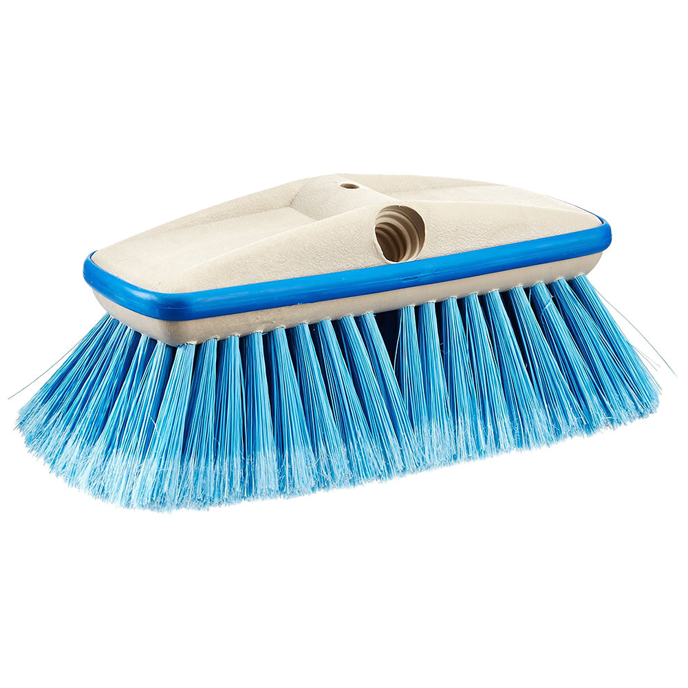 Star brite Deluxe Medium Blue Wash 8 Brush Head wBumper Dual Connections 40162