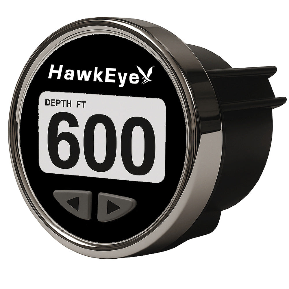 HawkEye DepthTrax Edge InDash Depth Finder HD Color Display 600 Max Depth TM Transducer DT3BXTM
