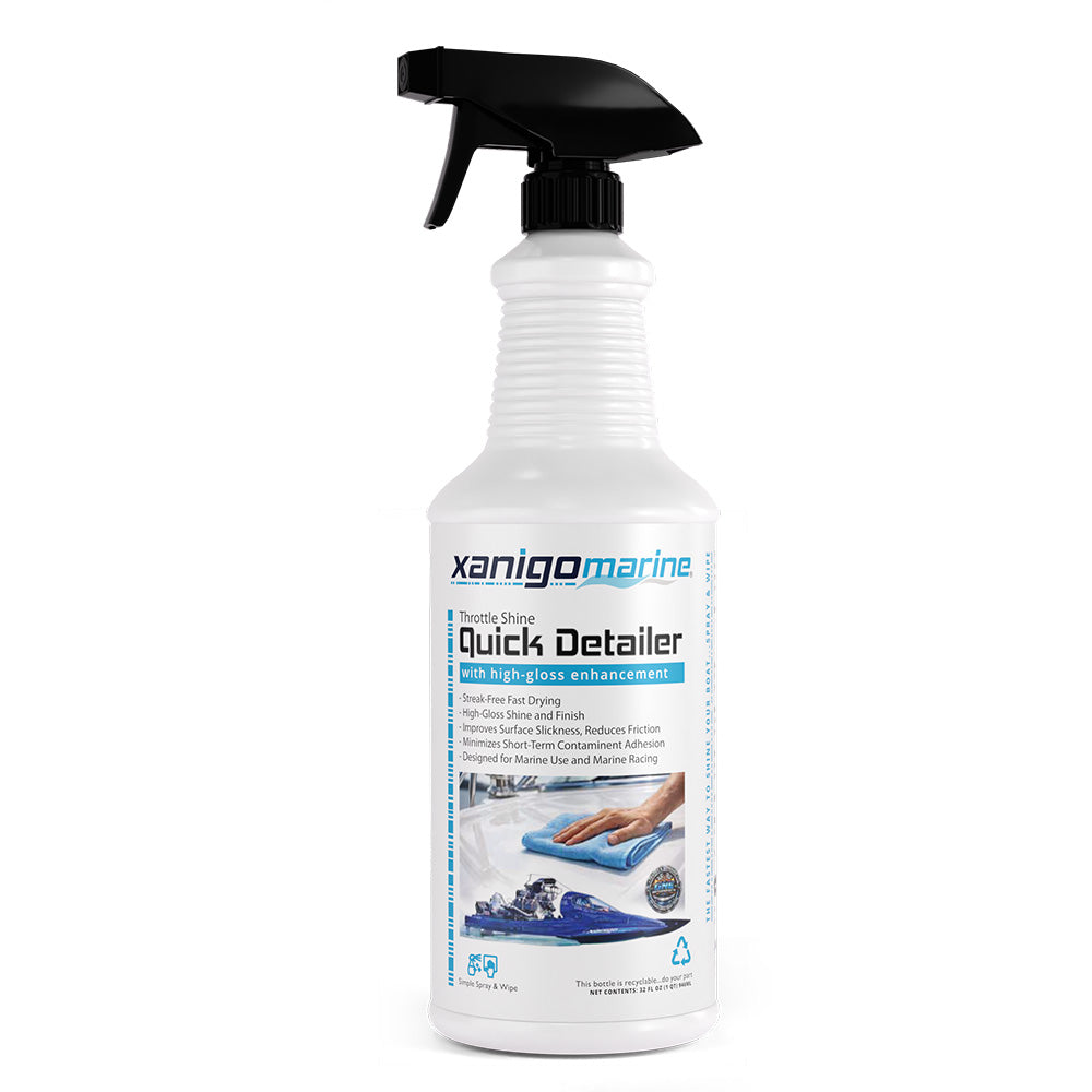 Xanigo Marine Throttle Shine Marine Quick Detailer 32oz XMQD32
