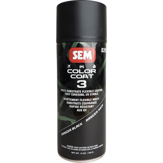 SEM Color Coat 3 Ranger Black 12 oz 82053