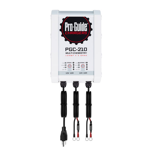 ProGuide 2 Bank OnBoard Battery Charger 12V 10Amp PGC210