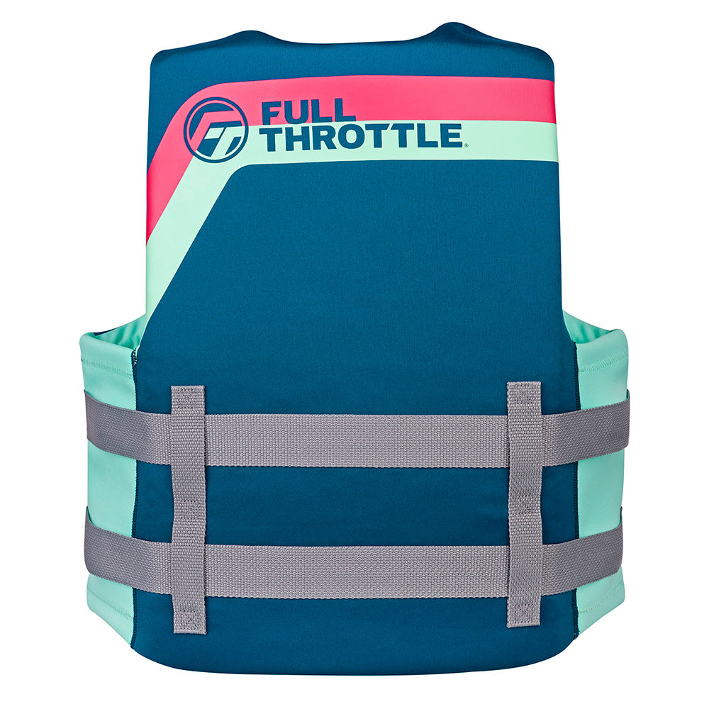 Full Throttle Adult RapidDry Life Jacket LXL Aqua 14210050505027