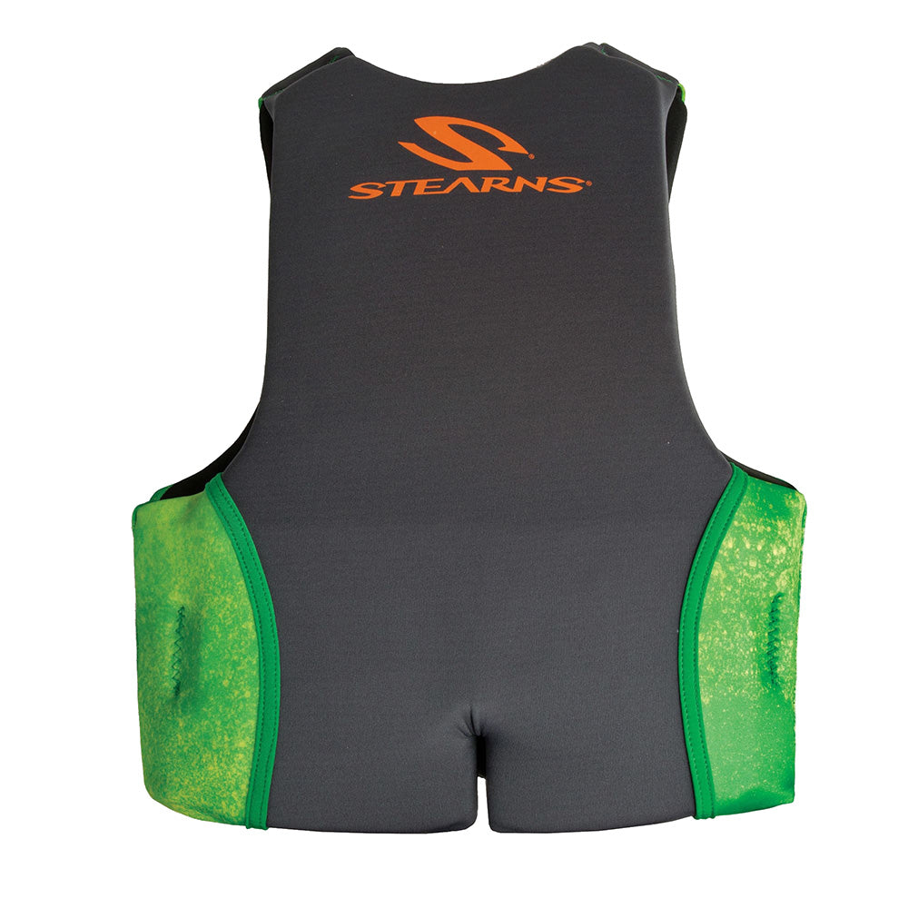 Stearns Youth Hydroprene Life Vest Type III Green 5090lbs 2000037956