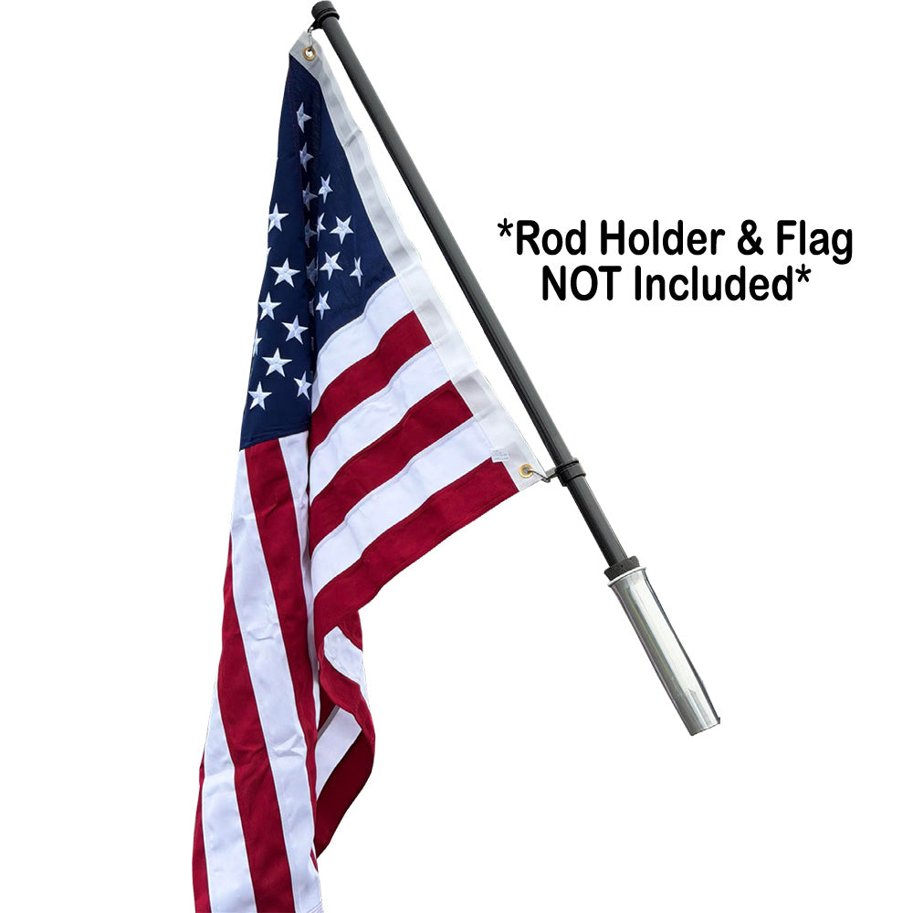 TACO Carbon Fiber Flag Pole wJLock System 54 FP0125CF54