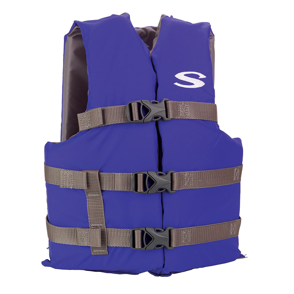 Stearns Adult Life Vest USCG Approved Type III PFD Blue Standard Fit 2158937